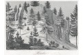 Bradlec, Heber, litografie, 1845
