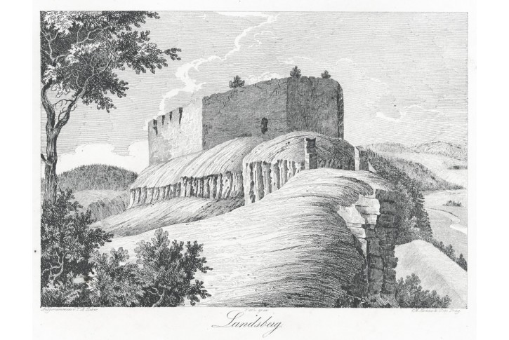 Lan&scaron;perk, Heber, litografie, 1844