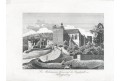 Zvíkov věž , Heber, litografie, 1844