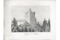 Přimda od severovýchodu , Heber, litografie, 1845