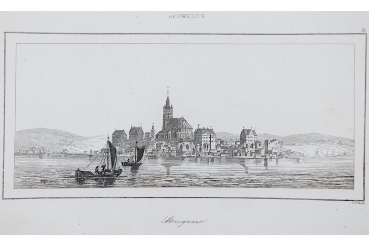 Strengnaas, Le Bas, oceloryt 1838