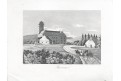 Škvořetice Heber, litografie, 1845