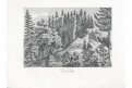 Zbirohy, Heber, litografie, 1845