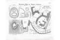 Polná půdorys, Heber, litografie, 1847