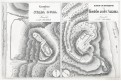 Stara Dub&aacute; , Zbořen&yacute; kostelec, litografie, 1843