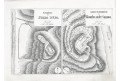 Stara Dubá , Zbořený kostelec, litografie, 1843