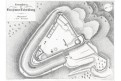 Lichnice půdorys, Heber , litografie, 1846