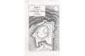 Doubravská Hora půdorys, litografie, 1843