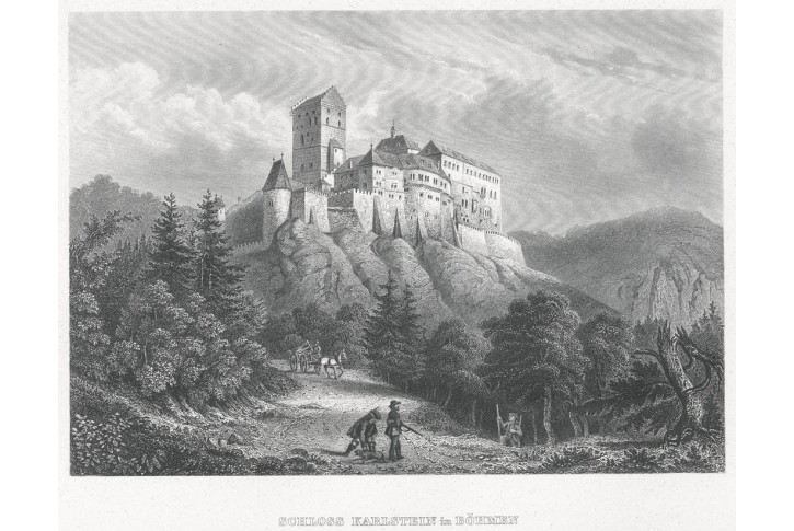 Karl&scaron;tejn, Meyer, oceloryt, 1850
