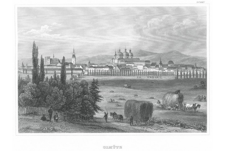 Olomouc Arcibiskupsk&yacute; pal&aacute;c, Meyer, oceloryt, 1850