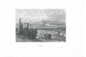 Olomouc Arcibiskupský palác, Meyer, oceloryt, 1850