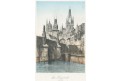 Praha, kolor. litografie, 1868