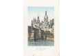 Praha, kolor. litografie, 1868