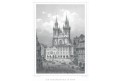 Praha T&yacute;nsk&yacute; chr&aacute;m, Ruthner, oceloryt, (1871)