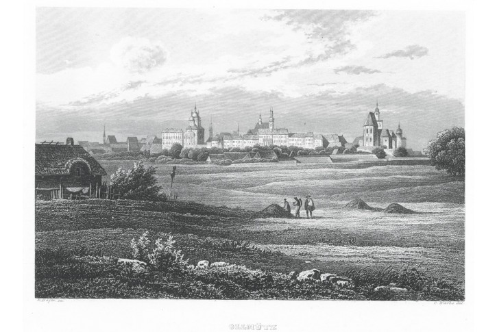 Olomouc, Haase, oceloryt, 1840