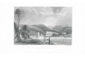 Děčín, oceloryt, 1850