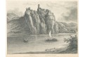 Střekov, Mikovec, oceloryt 1860