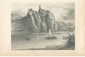 Střekov, Mikovec, oceloryt 1860