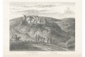 Křivoklát I., Mikovec, oceloryt 1860