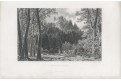 Valdštejn, Weidman, oceloryt, 1840