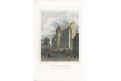 Brno Domkirche , Lange, kolor. oceloryt, 1842
