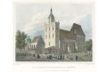Olomouc sv. Václav, Lange, kolor.oceloryt, 1848