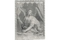 Anděl trnov&aacute; koruna, Mallery, mědiryt, 1578