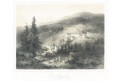 L&aacute;zně Jesen&iacute;k, Haun, litografie, 1857