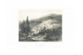 Lázně Jeseník, Haun, litografie, 1857