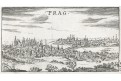 Praha,  Riegel, mědiryt 1687