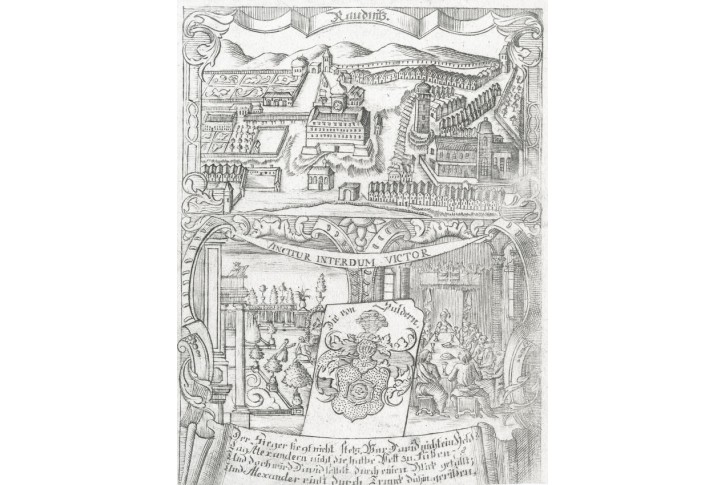 Roudnice, Zittauisches ..,  mědiryt, 1792