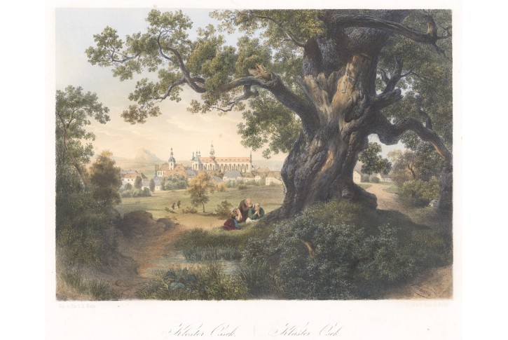 Osek, Haun, kolor. litografie, 1860
