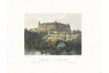 Žleby, Haun, kolor. litografie, 1860