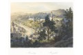 Rožmberk, Haun, kolor. litografie, 1860