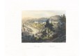 Rožmberk, Haun, kolor. litografie, 1860
