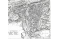 Praha plán, oceloryt, (1850)