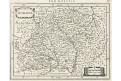 Mercator - Hondius mal&yacute;, Moravia, mědiryt, 1628