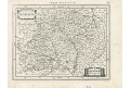 Mercator - Hondius malý, Moravia, mědiryt, 1628