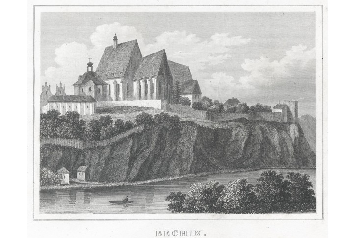 Bechyně, Kleine Universum, oceloryt, (1840)