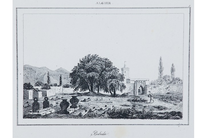 Belida Alžír, Le Bas, oceloryt 1840