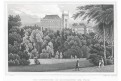 Praha Stromovka, Lange, oceloryt, 1841