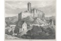 Okoř , Mikovec, oceloryt 1860