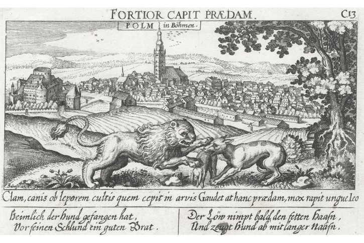 Poln&aacute;, Meissner, mědiryt, 1678