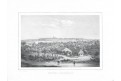 Josefov , Semmler, litografie, 1845