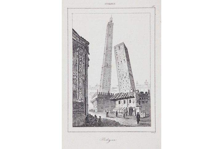 Bologna, Le Bas, oceloryt 1840