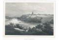 Labská Týnice, Semmler, litografie, 1845