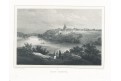 Labská Týnice, Semmler, litografie, 1845
