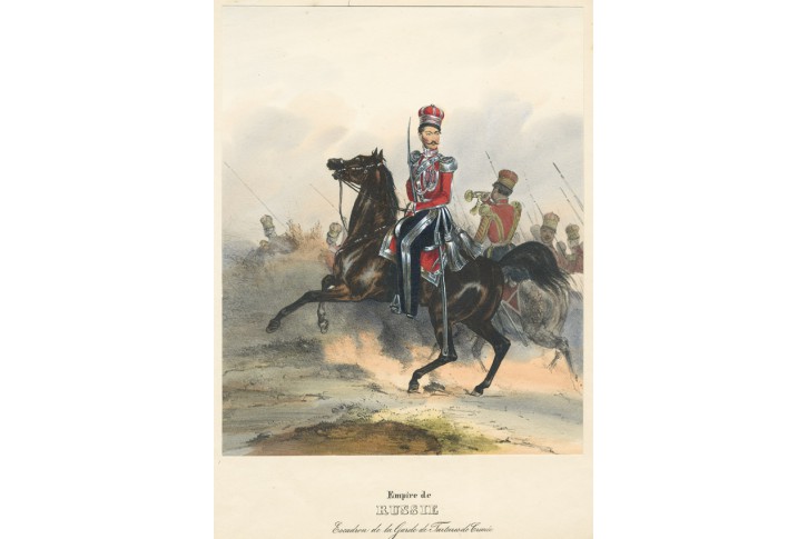 Krym&scaron;t&iacute; Tataři, Eckert . kolor. litografie (1843)
