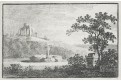 Romantická krajina se zříceninou, lept , (1800)