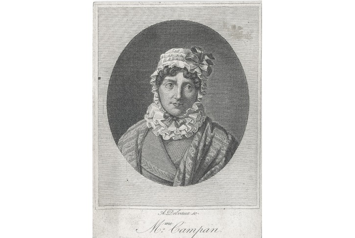 Madame Campan, oceloryt, (1860)